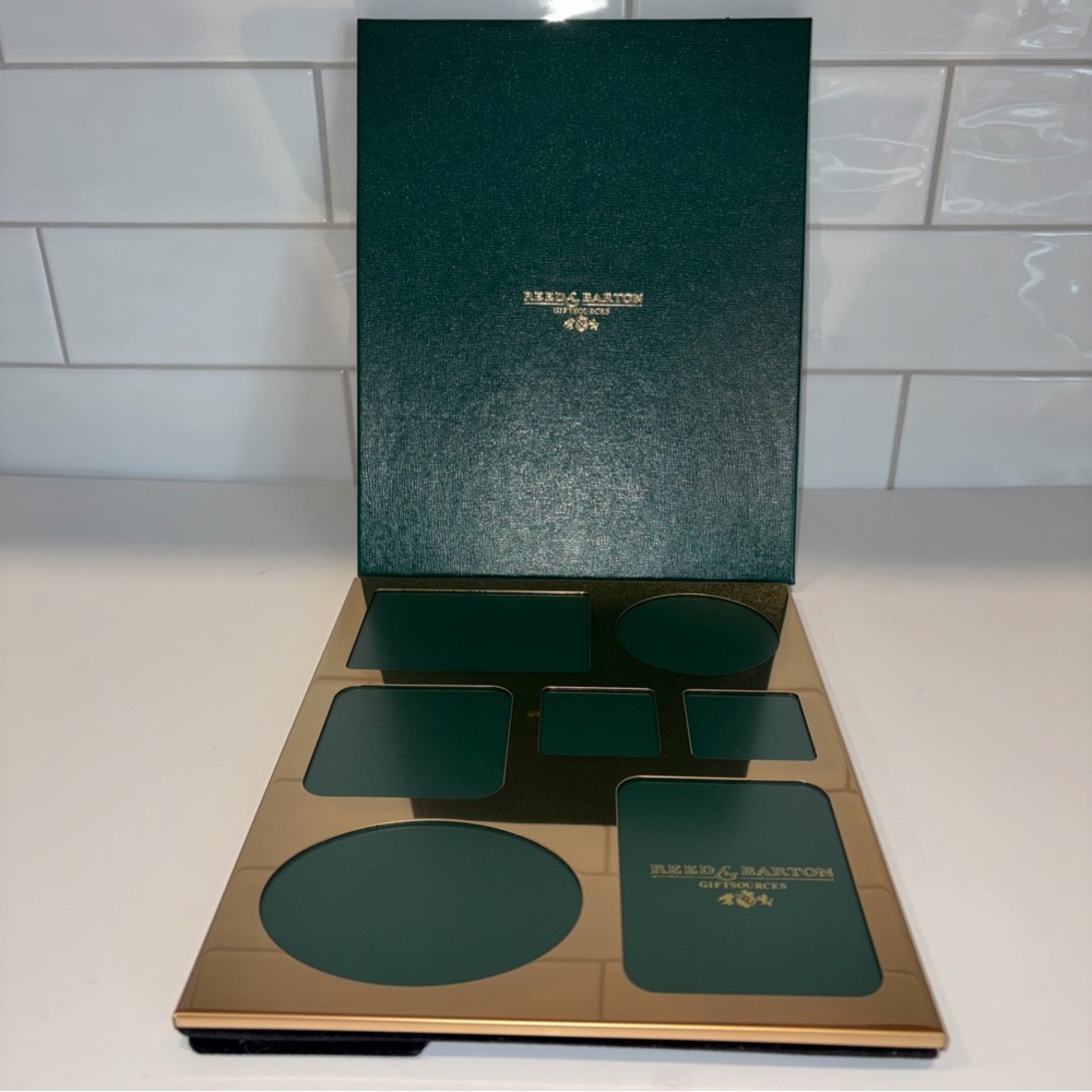Reed & Barton Emerald and Gold Keepsake